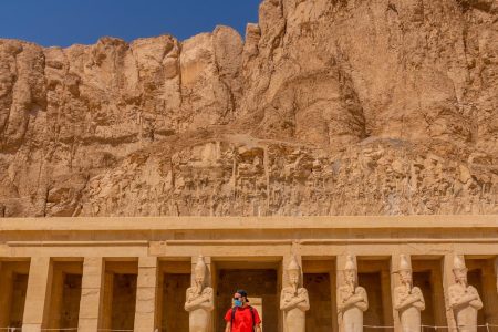 Die Stadt Luxor, die Stadt der Zivilisation oder der offene Tempel